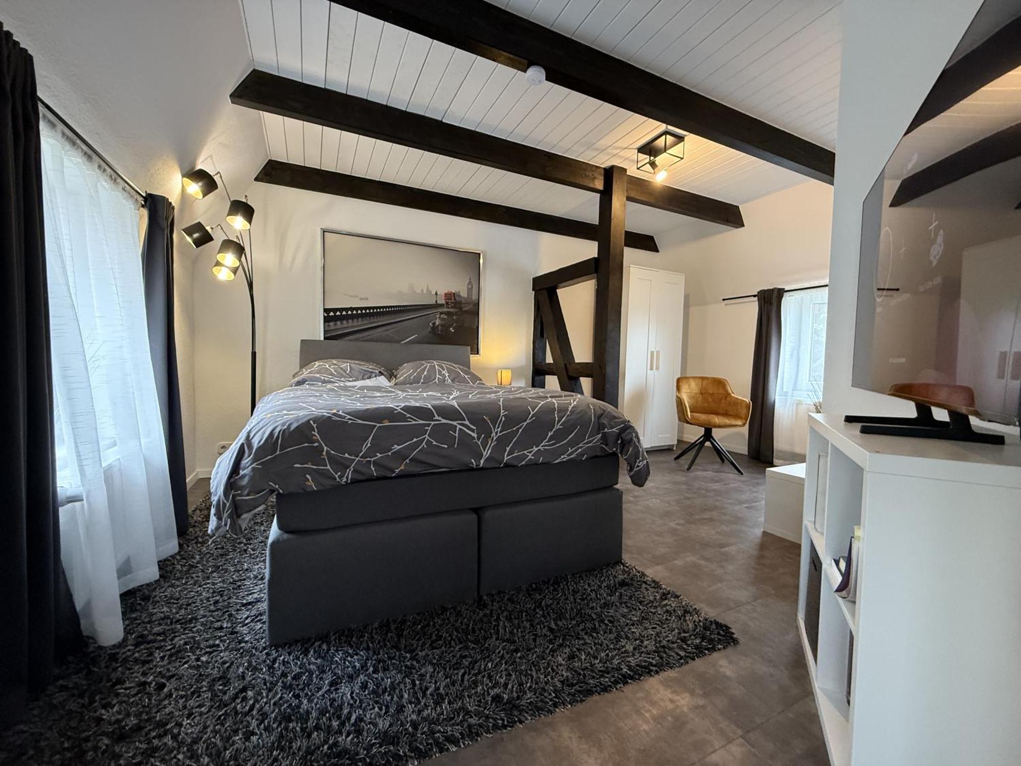 Fachwerkhaus Mit 2 Getrennten Schlafzimmern, Wohnzimmer Und Kueche Bueckeburg Bagian luar foto