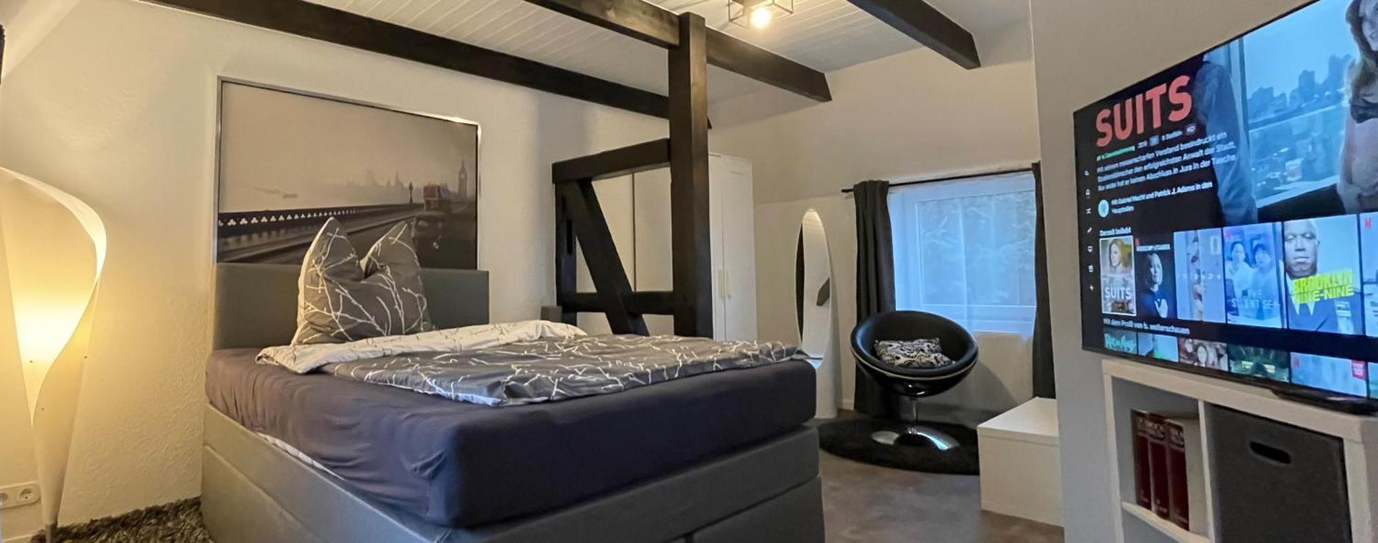 Fachwerkhaus Mit 2 Getrennten Schlafzimmern, Wohnzimmer Und Kueche Bueckeburg Bagian luar foto